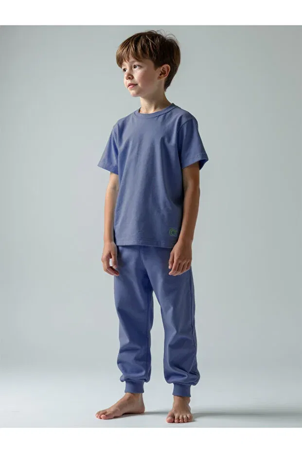 Детский комплект для девочек с коротким рукавом Levi Colony Kids Minojoy, Colonial Blue — фото 3