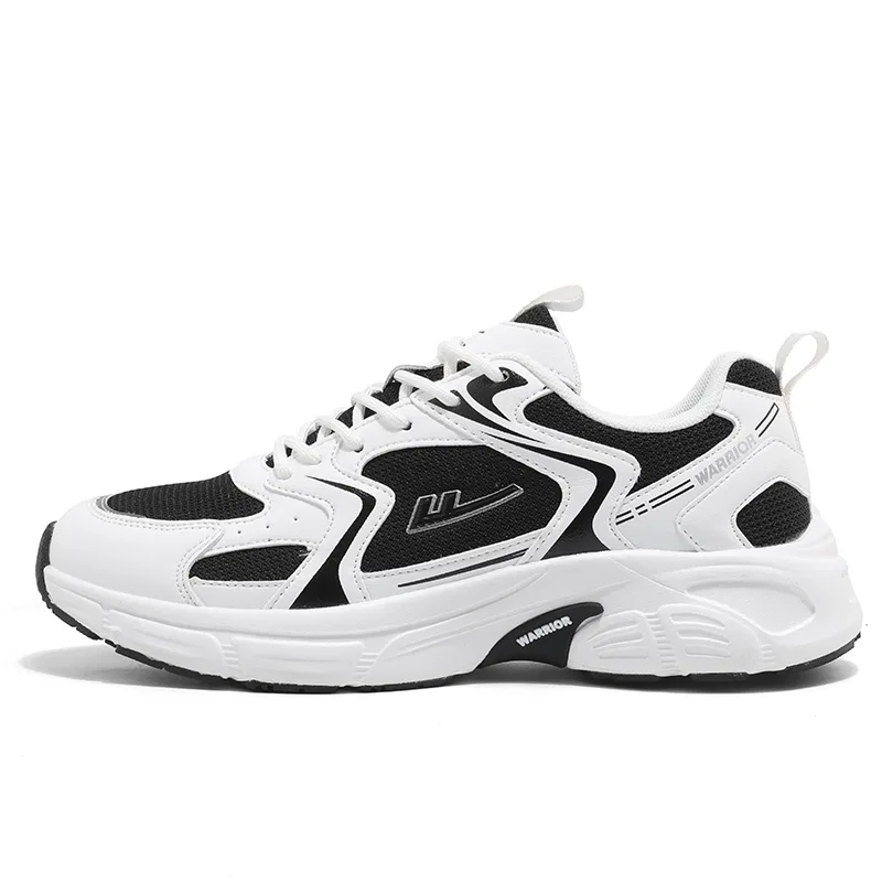 Детские кроссовки Chunky Sneakers с принтом WARRIOR, White Gray Dark Blue — фото 3