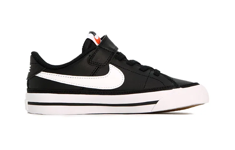 Детские кеды для мальчиков с классическим дизайном Court Legacy Nike, Black White — фото 3