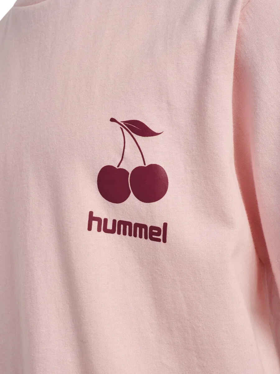 Футболка Hummel нежно-розового цвета — фото 4