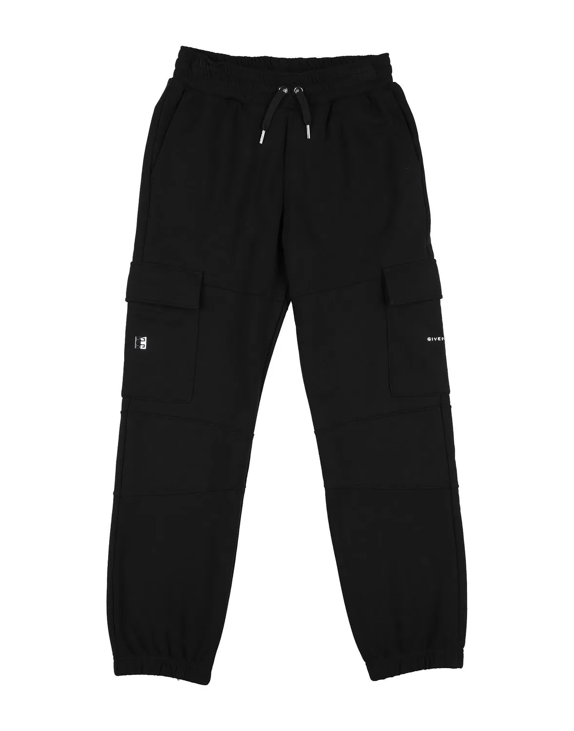 Детские штаны из французского терри с принтом Givenchy, черный