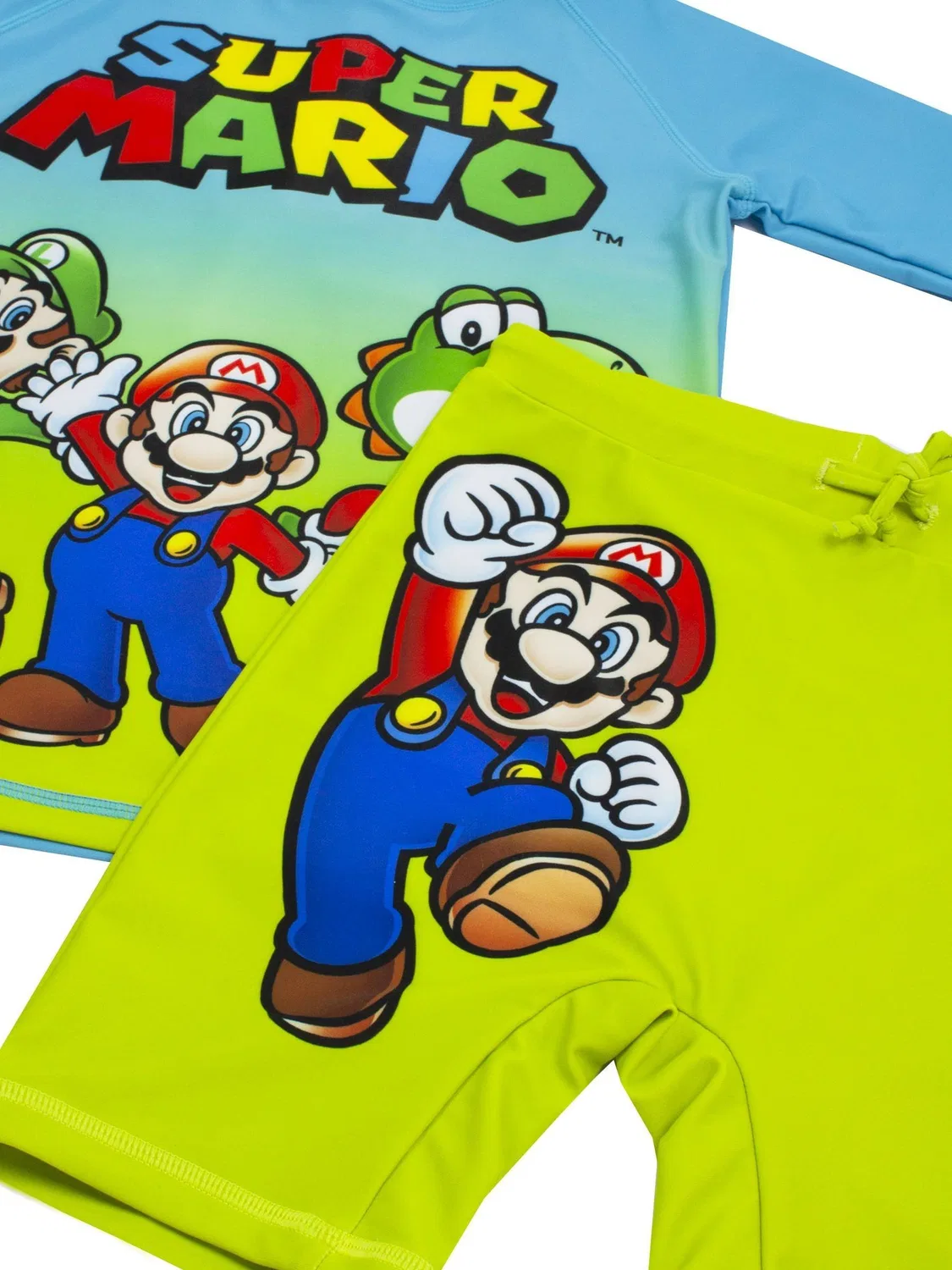 Купальный костюм из 2 предметов Super Mario Vanilla Underground, зеленый — фото 4