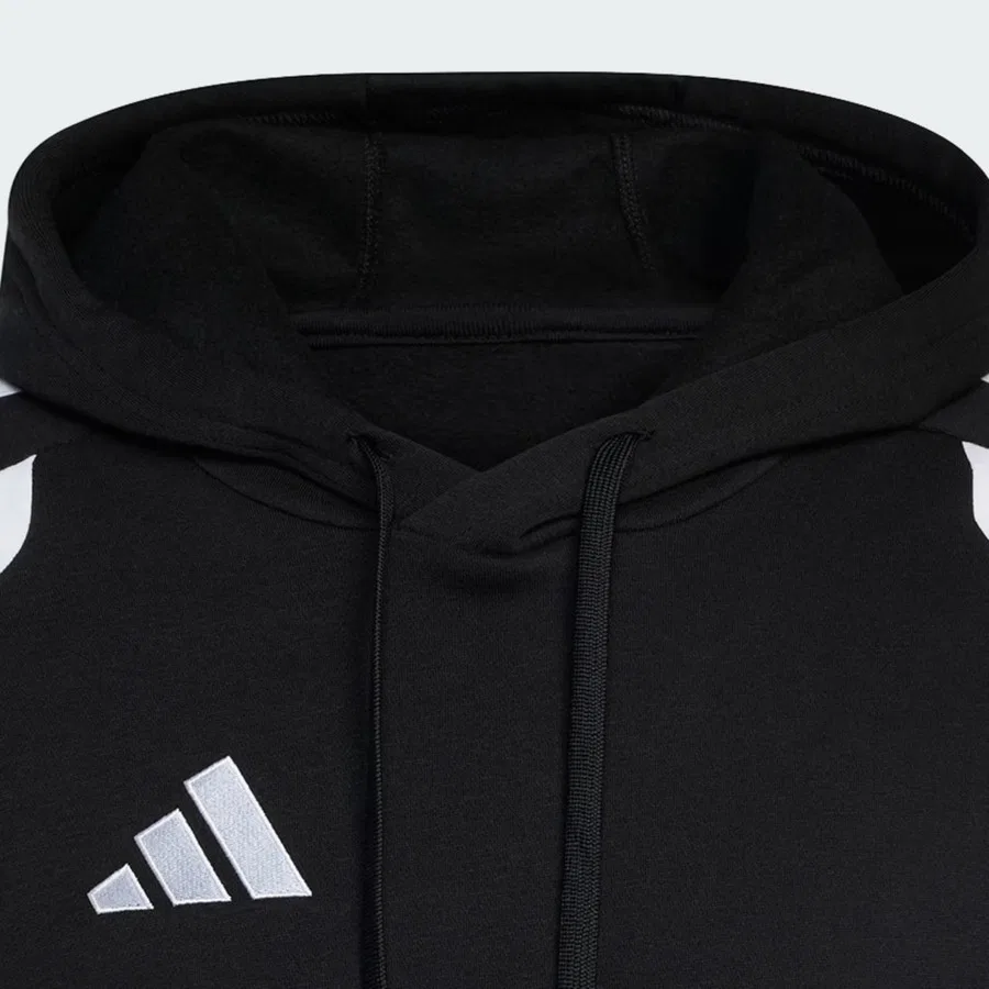 Свитшот спортивный с капюшоном Performance Tiro26 League Sweat adidas, Черно-белый — фото 4