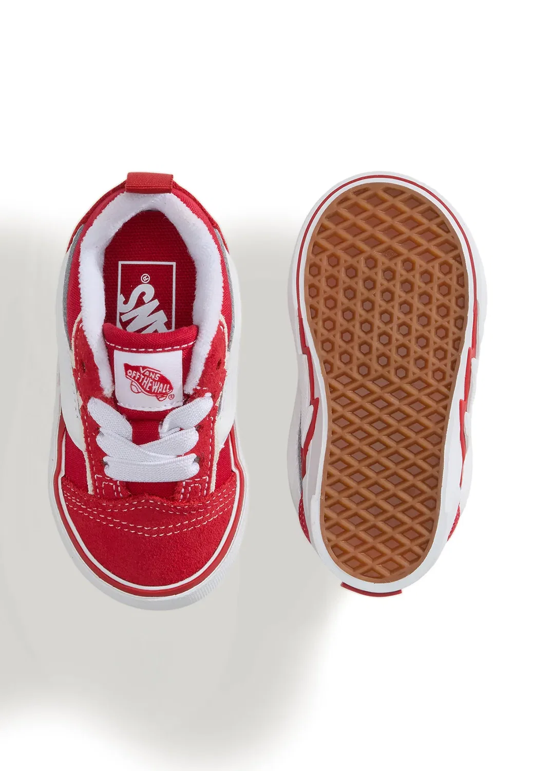 Унисекс - детская обувь Vans, Dark Red — фото 3