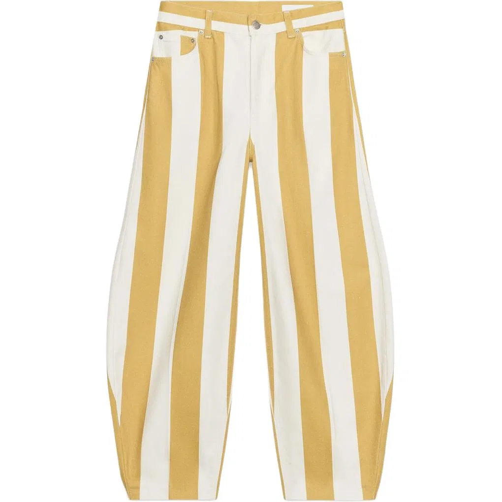 Женские джинсы с полосатым принтом ZW Jeans Women's Stripes Moderate, ZARA, Stripes