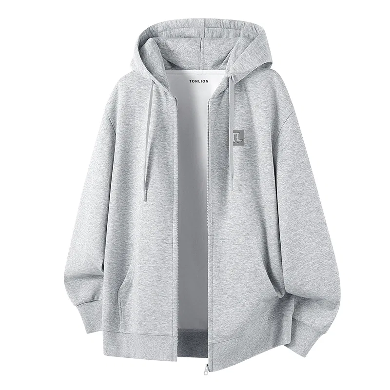 Детский худи-кардиган с капюшоном Tonlion, Цвет: Light Beige — фото 4