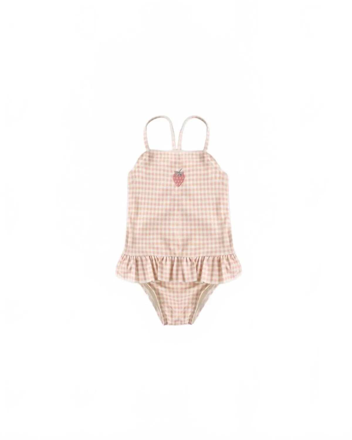 Детский купальник-платье с юбкой с принтом Tori Skirted One-Piece Rylee + Cru, Petal Gingham
