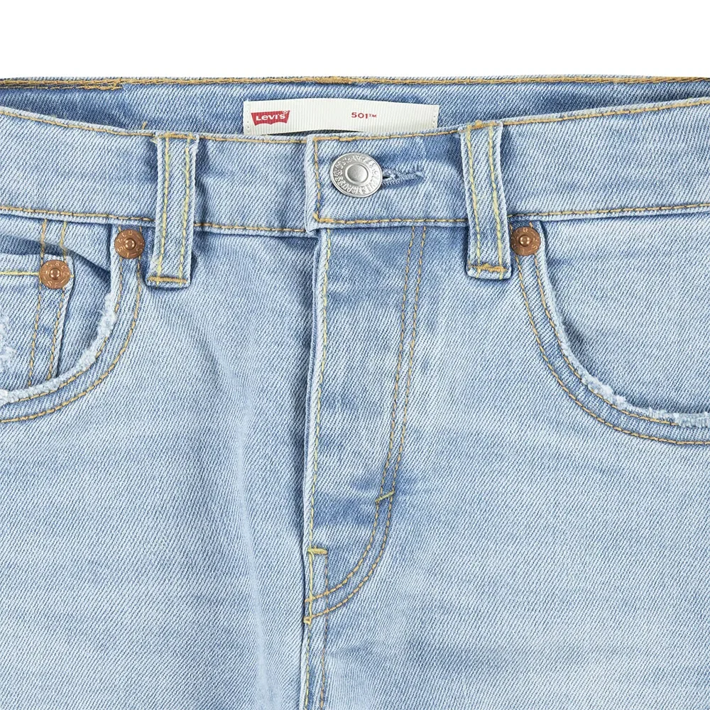 Детские джинсы с прямой штаниной 501 Original Jeans Levi's, Blue — фото 3