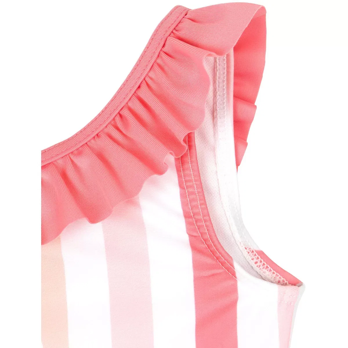 Детский купальник для девочек с принтом Strawberry Shortcake Strawberry Shortcake, Coral Pink — фото 4