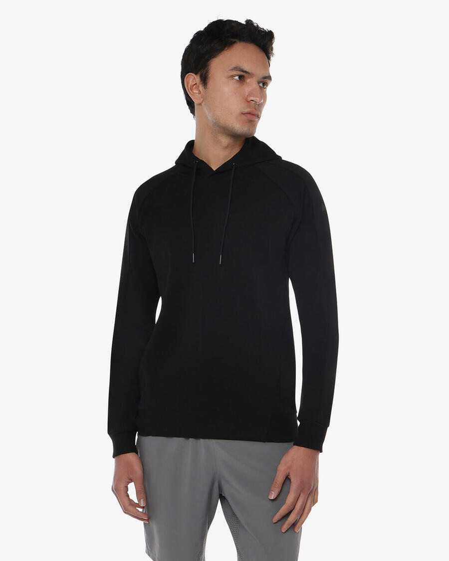 

JAKED Черная синтетическая фитнес-толстовка для мужчин