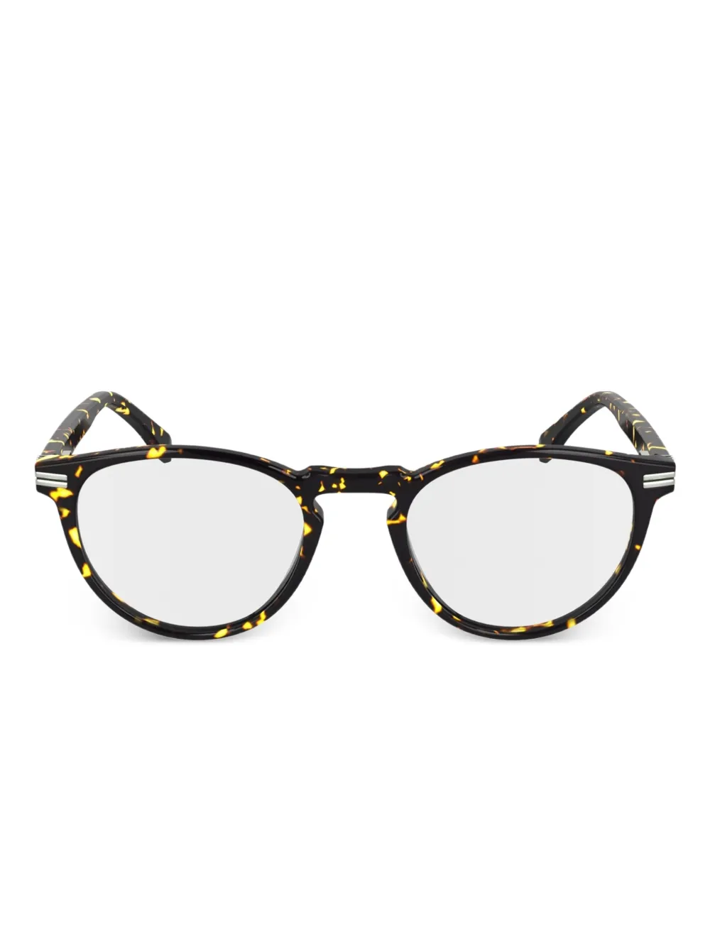 

Очки в круглой оправе черепаховой расцветки Lacoste, коричневый