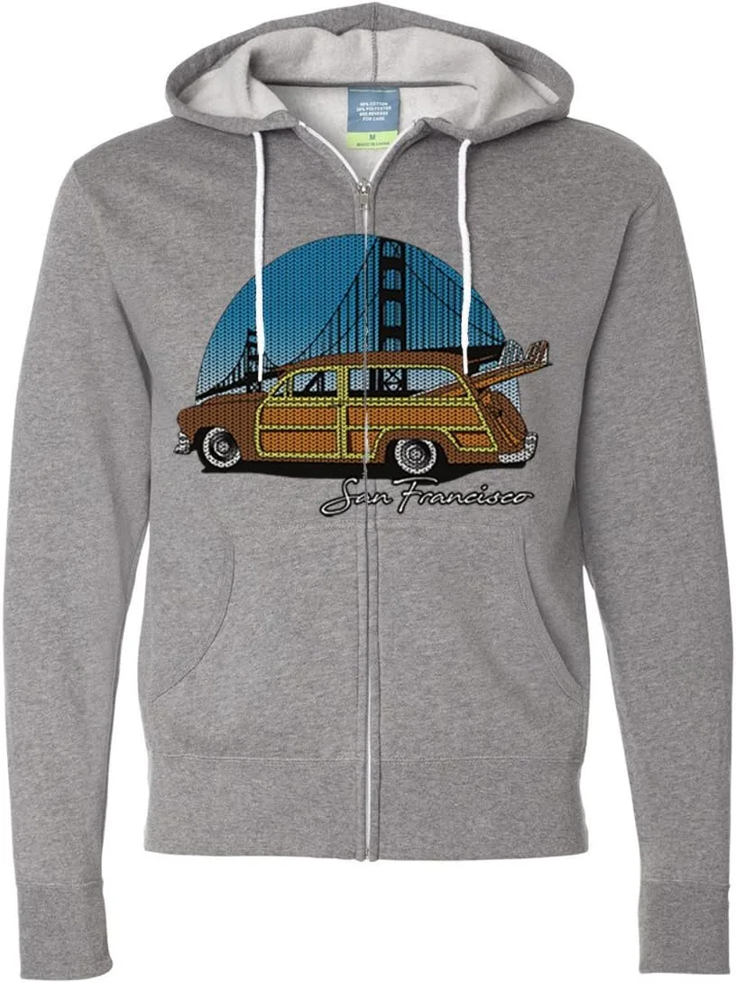 

Толстовка San Francisco Knit Style Woody Zip-Up Dolphin Shirt Co