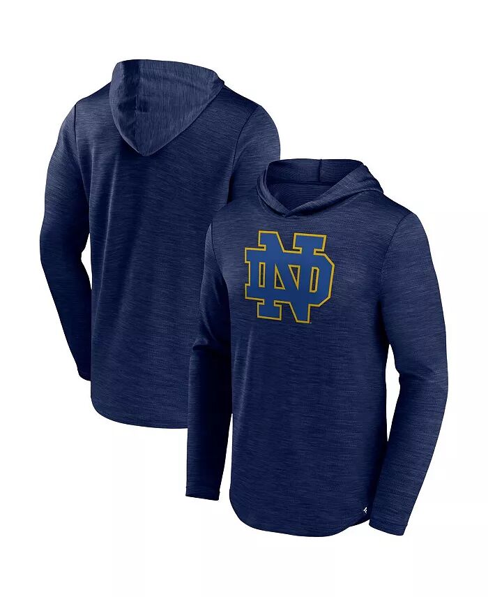 

Мужская футболка-толстовка Heather Navy Notre Dame Fighting Irish Transitional Fanatics