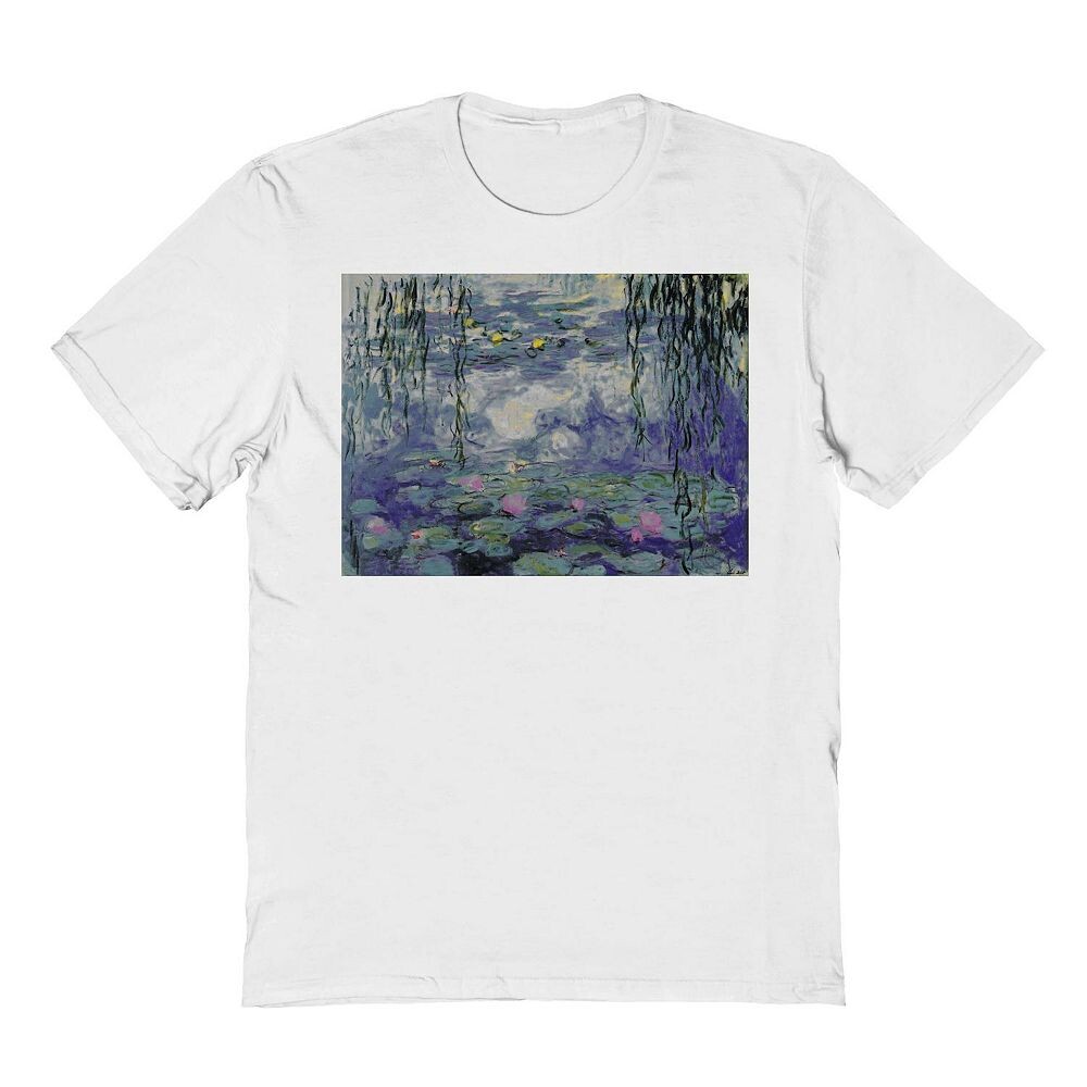 

Мужская футболка Fine Art с рисунком Water Lillies Licensed Character, белый