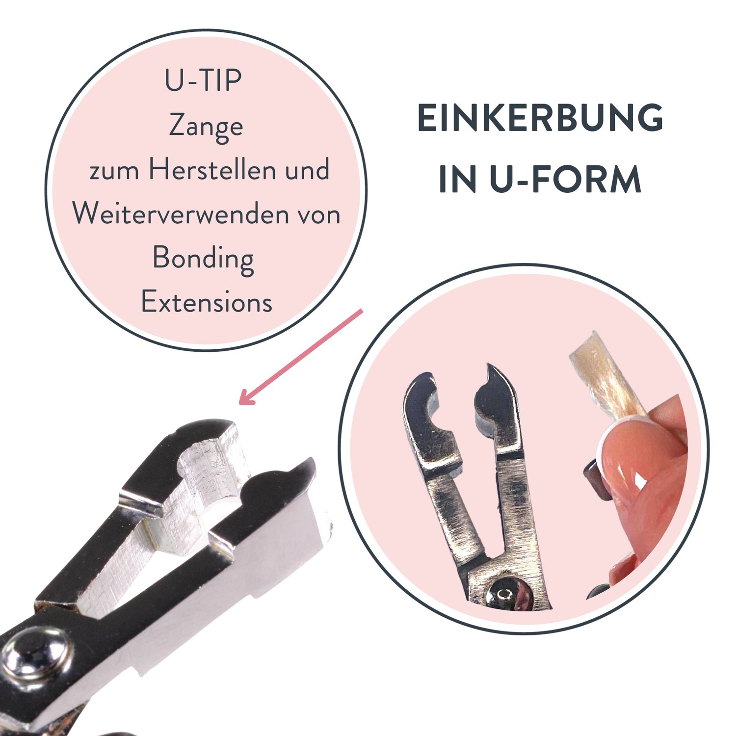 Накладные волосы extensions u-tip bondingzange - für keratin haarverlängerungen & rebonden Hair2Heart, echthaar extensions bonding zange — фото 2