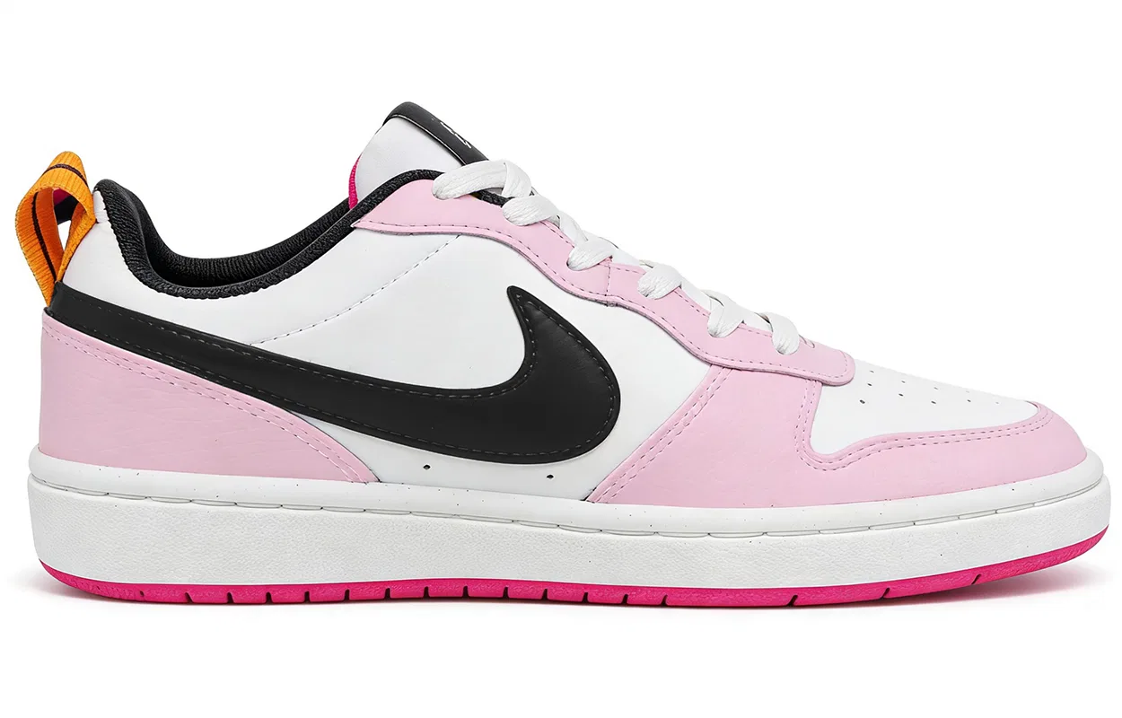Кроссовки для скейтбординга Court Borough Kids Unisex Nike, Black Pink Shopping Bag — фото 4