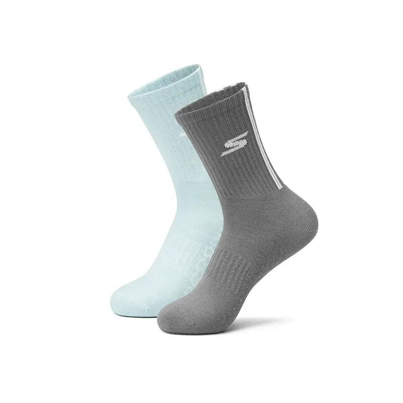 

Унисекс носки до середины икры 2 пары Skechers, 2 пары (небесно-голубой + акулий серый)