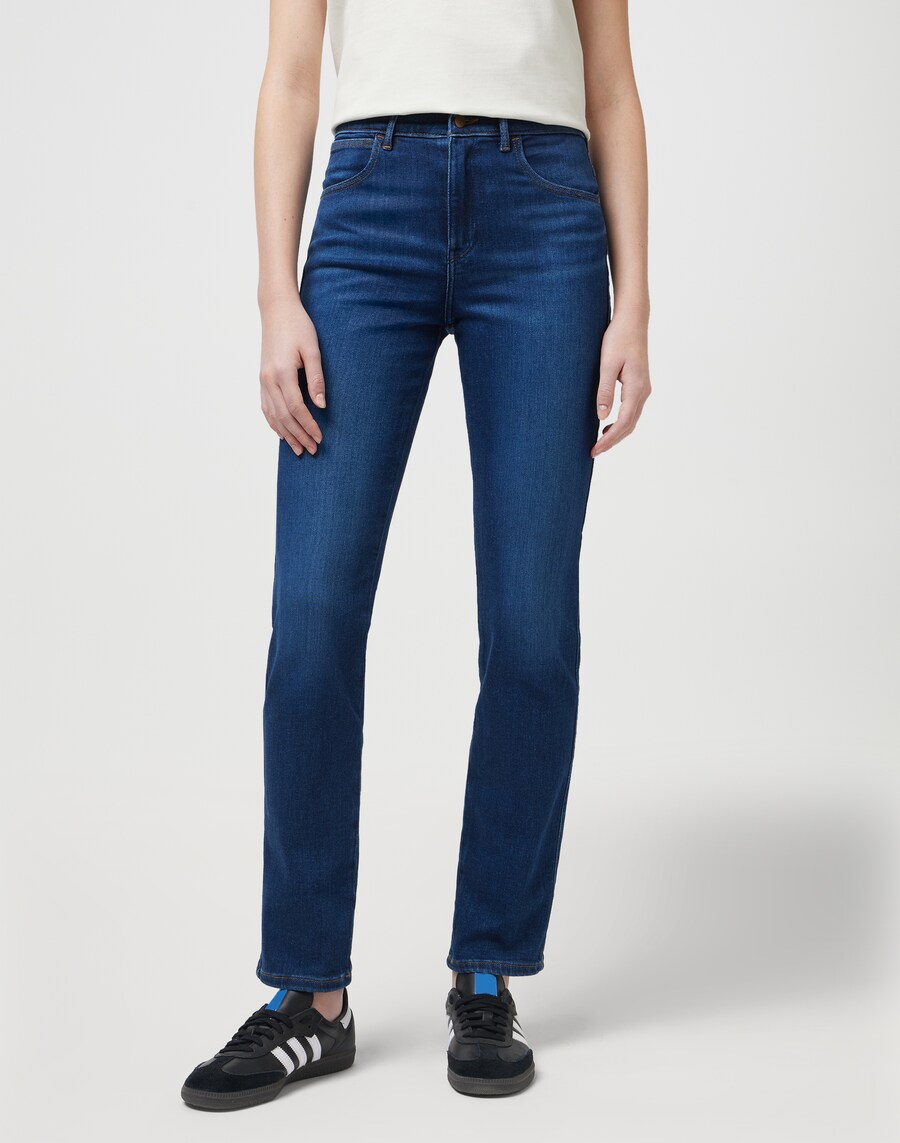 

Джинсы WRANGLER Slim fit Jeans, синий деним
