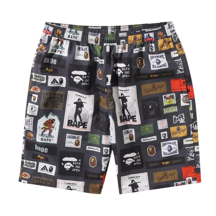 

Шорты BAPE Multi Label Beach Shorts, Multicolor