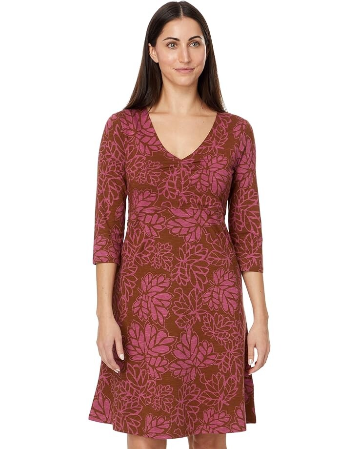 

Платье Toad&Co Rosalinda Dress, цвет Violet Leaf Print