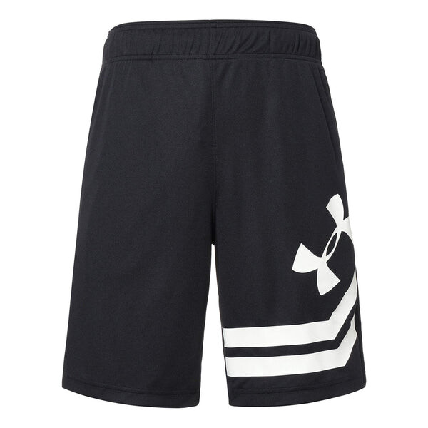 

Шорты baseline court basketball shorts 'black white' Under Armour, черный