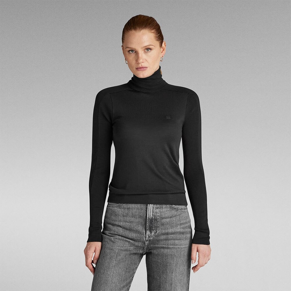 

Свитер G-Star Core Turtle Neck, черный