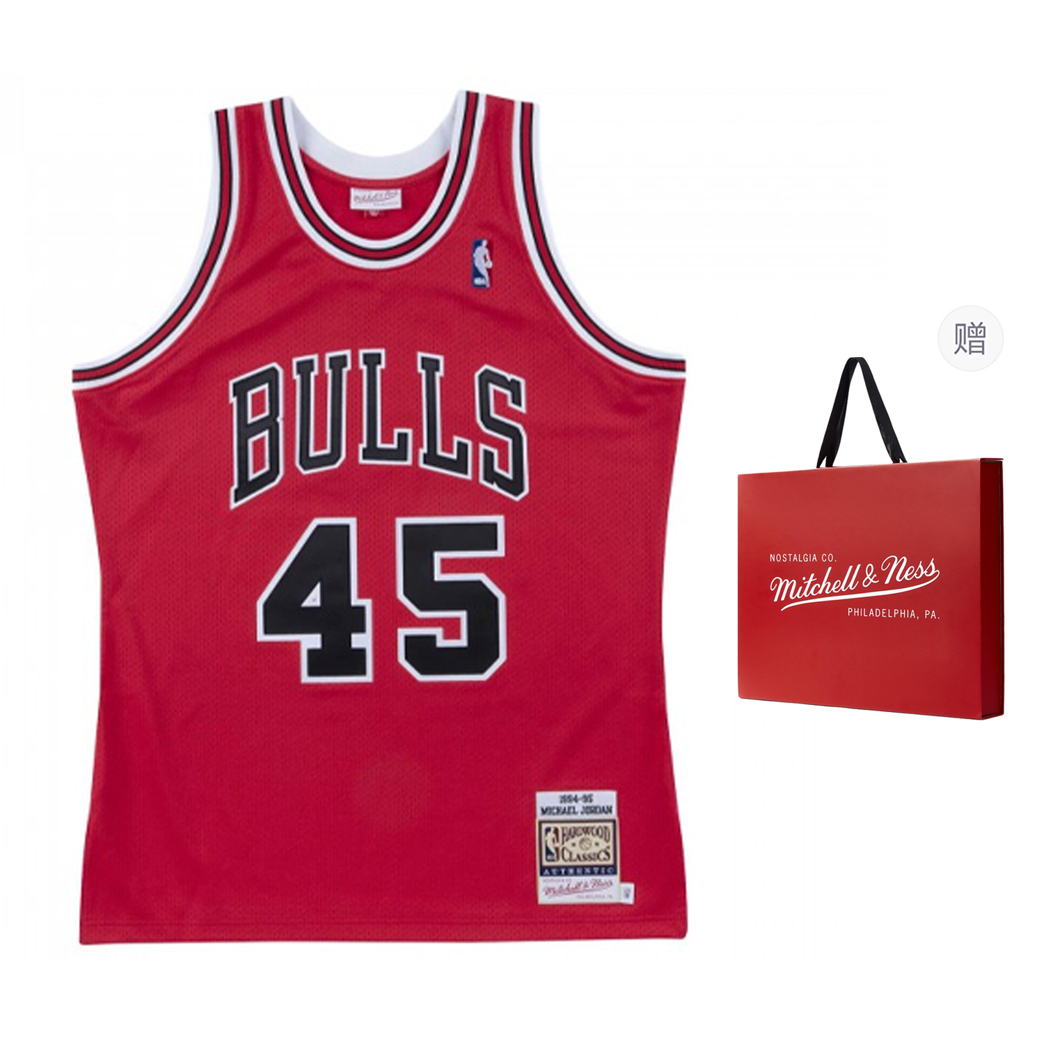 

Mitchell Ness Баскетбольная майка Mitchell & Ness унисекс красная