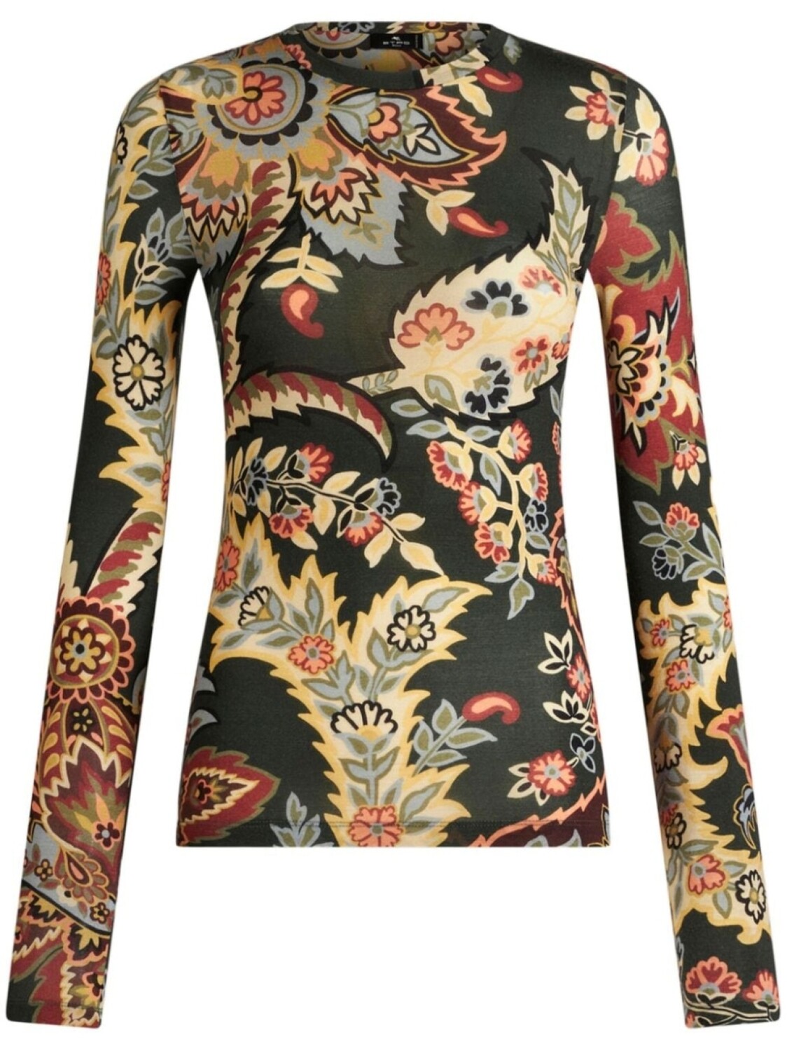 

ETRO топ с принтом пейсли, зеленый