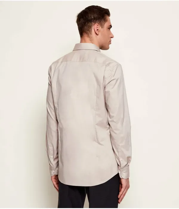 Рубашка H-HANK-K-C1-261 slim fit Boss, бежевый — фото 3
