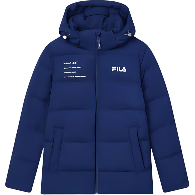 

FILA Оригинальная пуховая куртка женская темно-кобальтового синего цвета, Deep Cobalt Blue