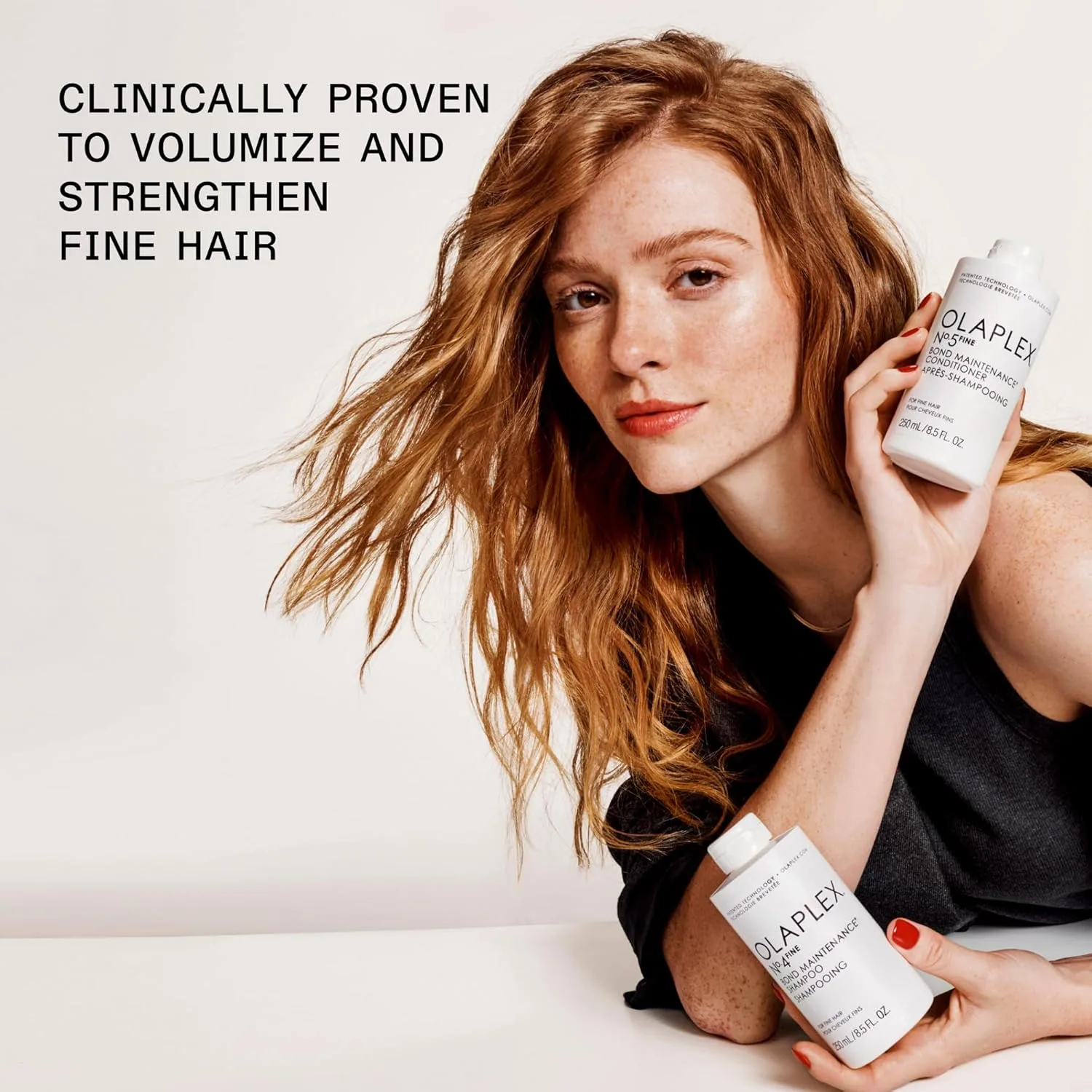Набор, включающий: шампунь Olaplex No.4FINE Bond Maintenance Ultra-light (255 мл) + кондиционер Olaplex Nº.5FINE Bond Maintenance (255 мл). — фото 2