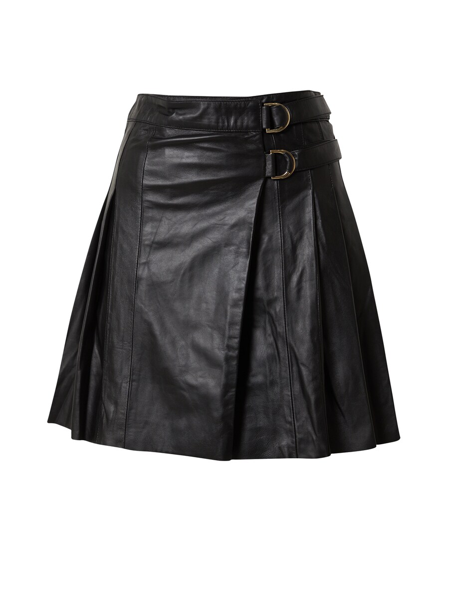 

Кожаная юбка Karen Millen Skirt, черный