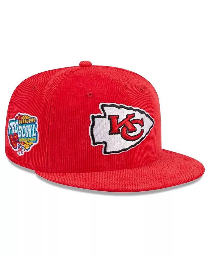 

Мужская красная приталенная шляпа Kansas City Chiefs Throwback 59FIFTY New Era, красный