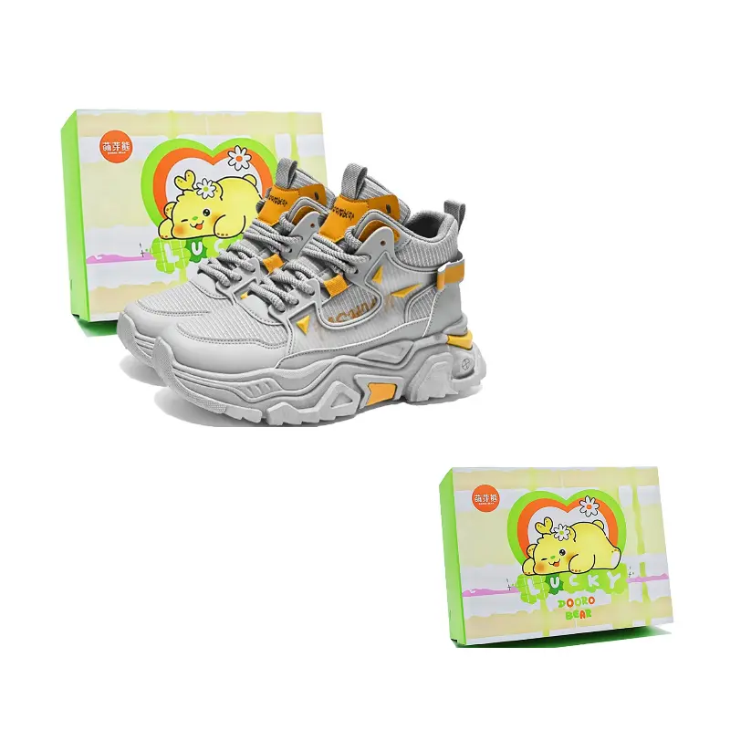 

Budding Bear Антискользящие износостойкие дышащие утепленные мидтопы чанки кроссовки мужские серые Sprout, цвет Gray (Sprout)