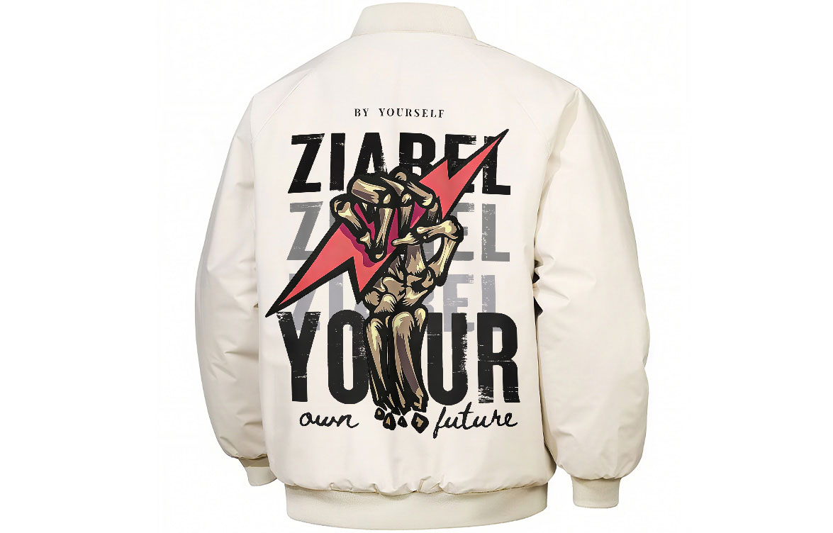 

Пуховик Unisex Baseball Collar Thickened ZIAREL, хаки