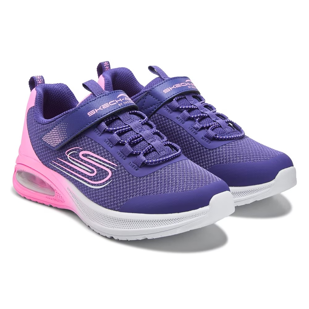 

Детская кроссовка microspec max advance от Skechers для маленьких и больших детей, navy/pink