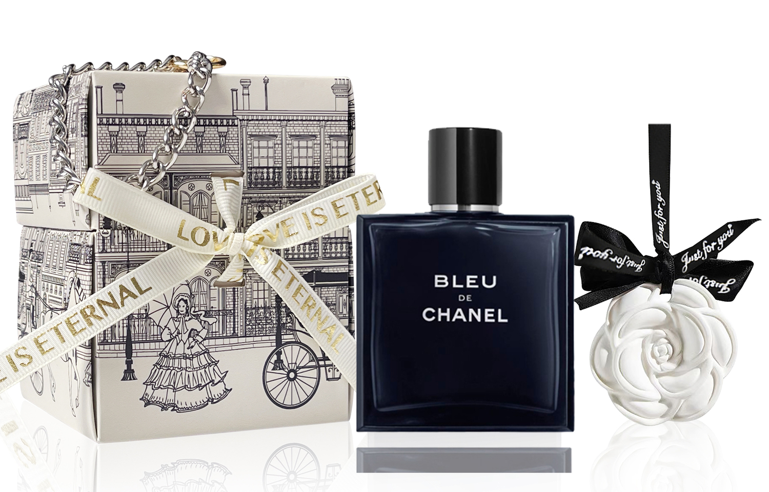 CHANEL Набор Cerulean Eau De Toilette+Aromatherapy+Black Angel подарочная коробка — фото 3