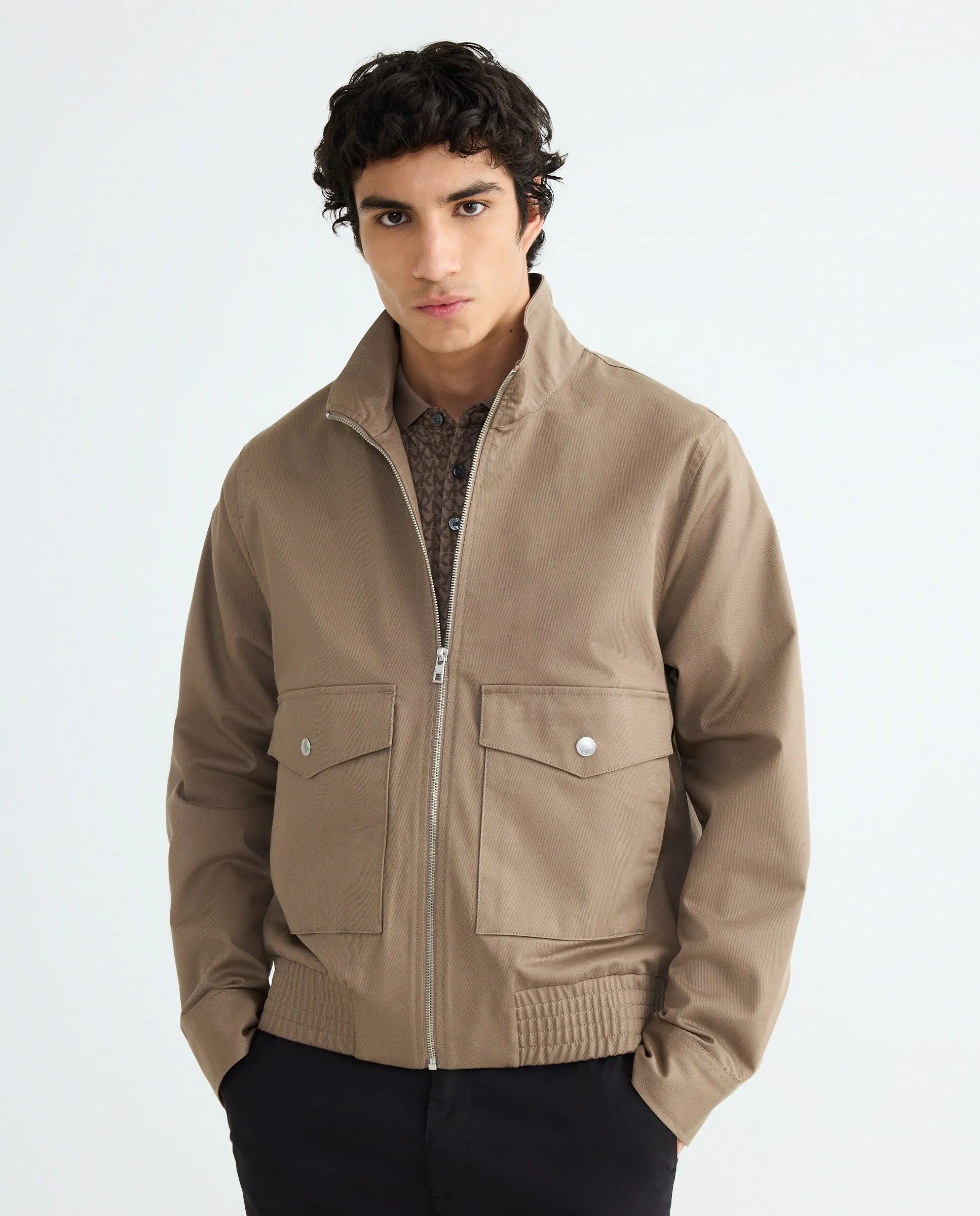 

Мужская куртка Harrington межсезонная Michael Kors, бежевый