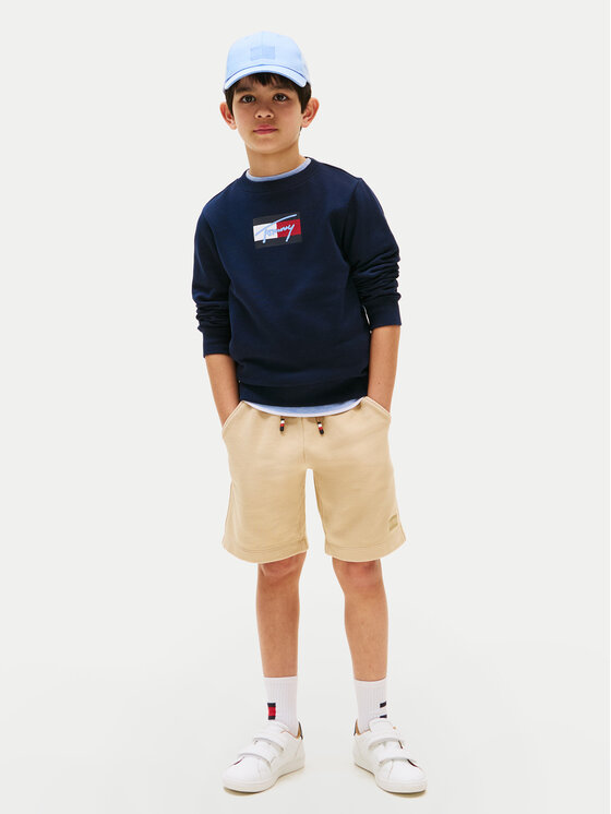 

Свитшот regular fit Script Flag KB0KB09741 Tommy Hilfiger, синий