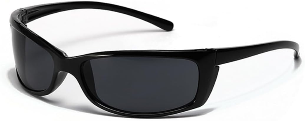 

Ретро-солнцезащитные очки в стиле панк «кошачий глаз» для женщин, защита от УФ-излучения UV400, модные очки для мужчин, для занятий спортом на открытом воздухе и вождения VVTWSSW, Black Grey