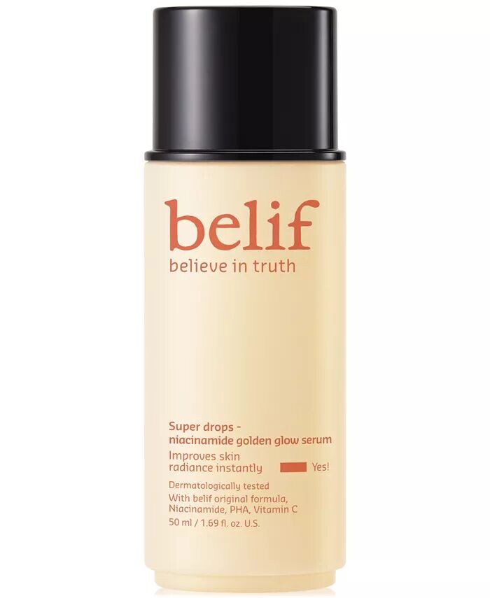 

Super Drops Ниацинамидная сыворотка Golden Glow с витамином С, 1,69 унции Belif