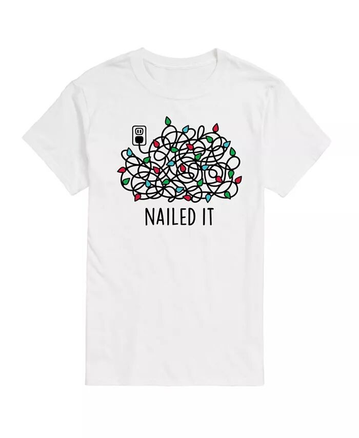 

Мужская футболка с коротким рукавом Nailed It AIRWAVES, белый