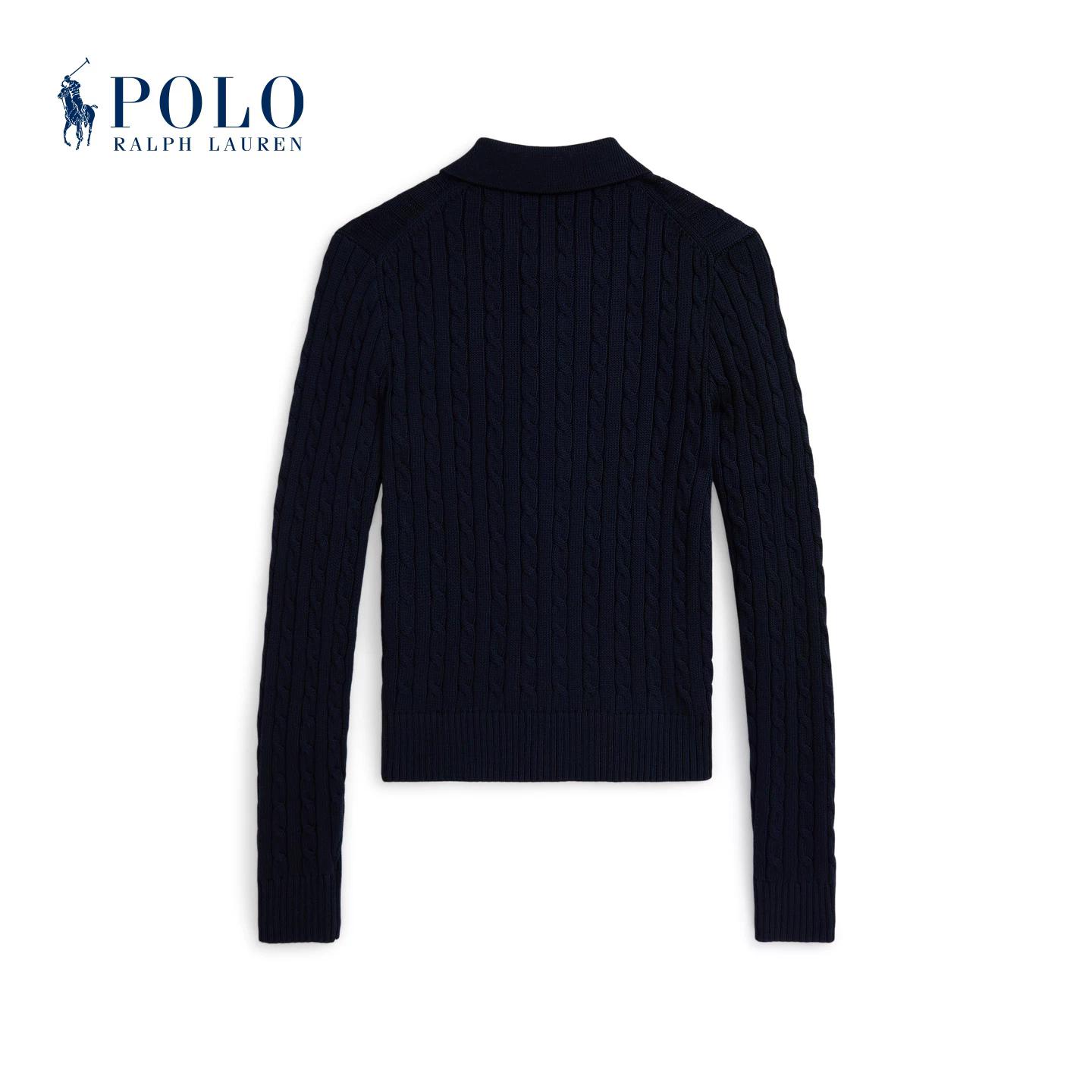 Топ женский Polo Ralph Lauren, темно-синий — фото 3