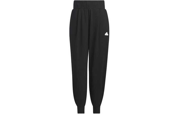 

Трикотажные спортивные штаны женские черные Adidas