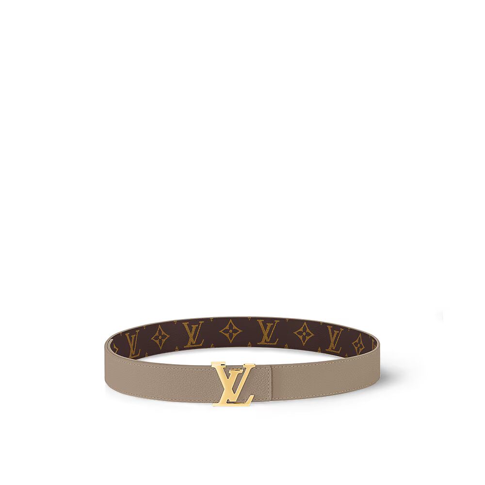 

Двусторонний ремень LV Initiales шириной 30 мм Louis Vuitton, коричневый