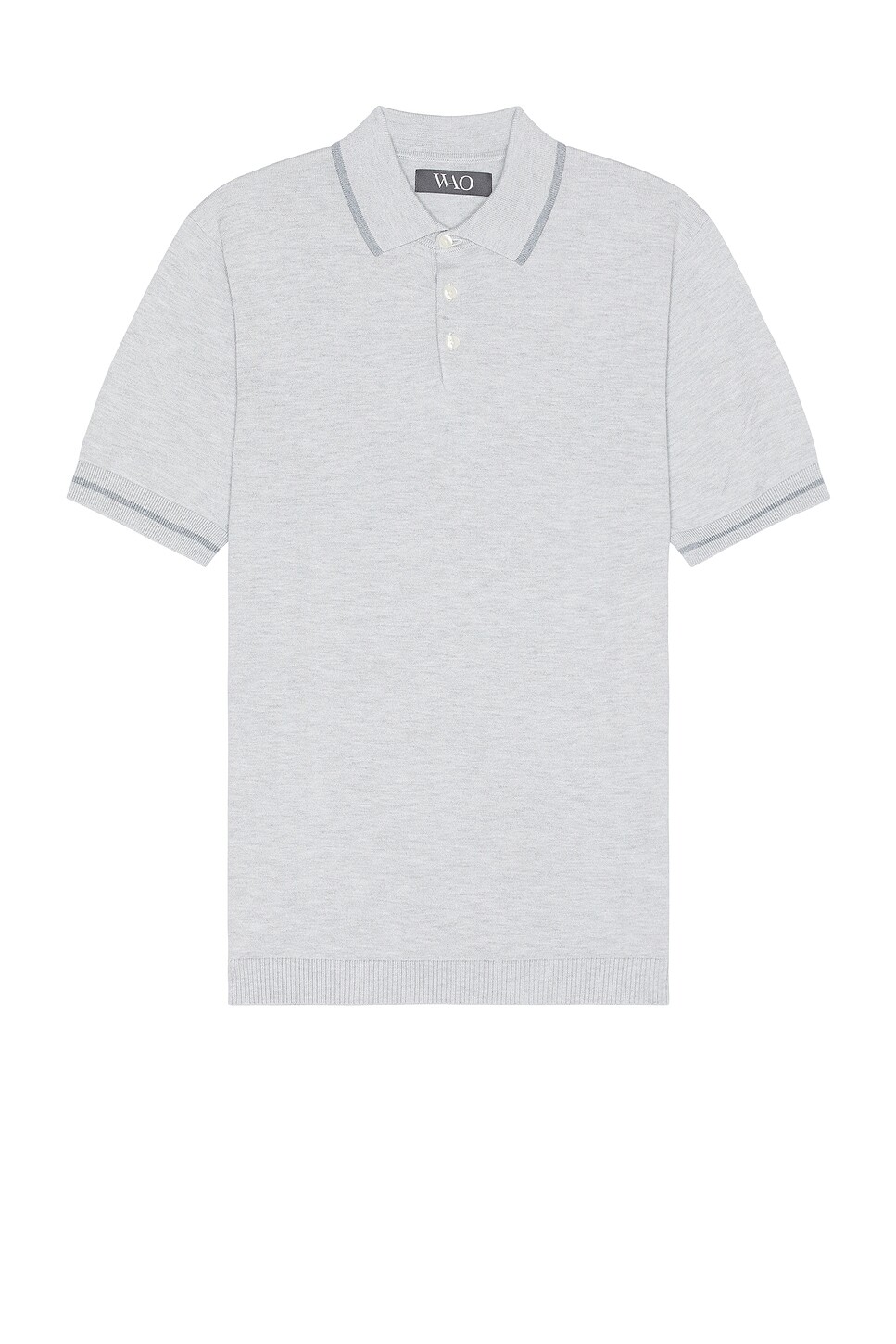 

Роскошная футболка-поло на каждый день Wao, цвет Heather Grey