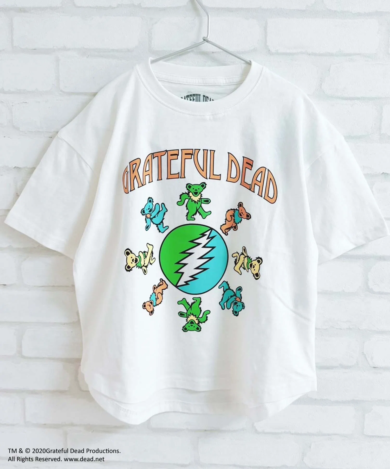 Детская футболка Grateful Dead с принтом "Танцующие медведи" — фото 2