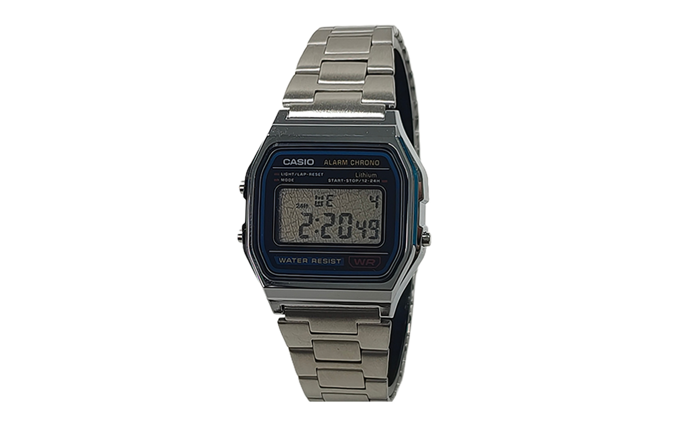 

CASIO Часы Retrofit Series Quartz Movement Stainless Steel Strap Watch Unisex Black Dial