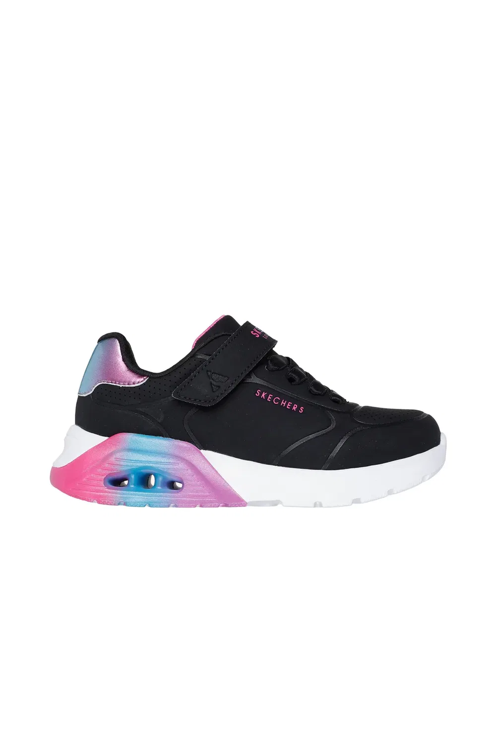 Кроссовки Skechers Uno Lite 2.0 с градиентной пяткой и липучкой Debenhams, черный
