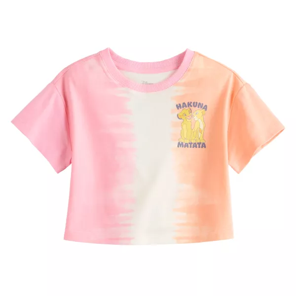 

Футболка с коротким рукавом Disney для девочек 4-12 лет от Jumping Beans Disney/Jumping Beans, цвет simba lion king pink